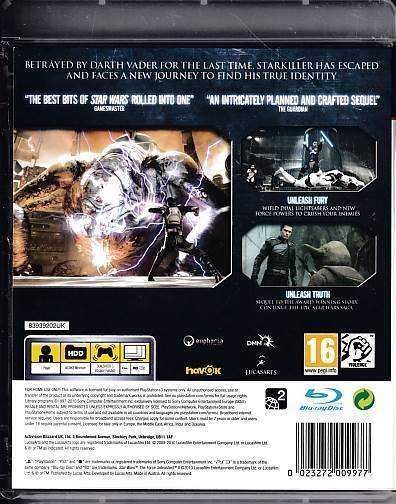 Star Wars The Force Unleashed II - PS3 (B Grade) (Genbrug)